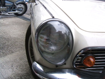 ホンダS500 S600 右ヘッドライトバケット S800 リム 旧車 小糸 東芝 スタンレー シールドビーム 時計のように精密」「ホンダの名を世界に轟かせた」本田宗一郎肝入りの